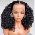 Ear to ear Lace Frontal 13x4 curly Wig Peruvian Hair 16 inch. Grade 12A