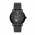 Emporio Armani Meccanico - AR60025 - Men`s Automatic Watch - Black Tone - Excellent Condition