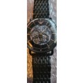 Emporio Armani Meccanico - AR60025 - Men`s Automatic Watch - Black Tone - Excellent Condition