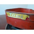 VINTAGE 1950S TRI-ANG RED PULL-ALONG TRAILER