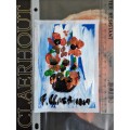 Frans Claerhout - Acrylic on artist paper - Signed 1 of a set of 4 - 14.8cm x 10.5cm