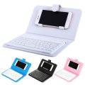 PU Cell Phone Cover Wireless Keyboard
