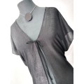 Ladies Summer Costume throw by VANILLA LEE - Size: M/L (36, 38, 40) foil embossed chiffon
