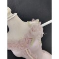Large Antique Jewelry Doll Stand - Soft pink burlesque styled - good condition for the age