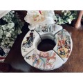Very rare vintage porcelain circle of crescent trinket boxes
