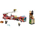 Lepin Lego 02086 City Fire Police Truck the Fire Engine
