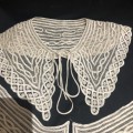 Crochet Victorian collar and cuffs set