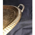 tray brass large