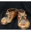 Ornament Coppered baby booties
