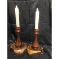 Candle holders Olive Wood