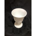 Vase Goblet milk glass