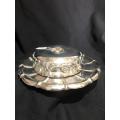 Butter dish silver plated(F)