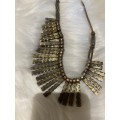 Necklace brass/copper necklace