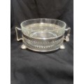 Bowl/stand silver plated each