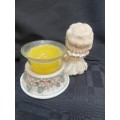 Ornament Teddy candle/ring holder(A)