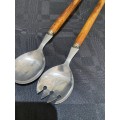 Salad servers retro(