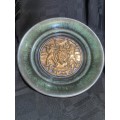 Plate copper wall hanging Israel