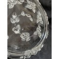 Cake platter Walther glass Germany