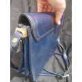 Handbag navy blue vintage