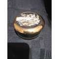 Trinket/jewellery holder Chokin 24ct gold plating
