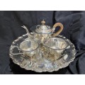Teaset 3 pce silver plated