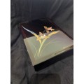 Jewellery/keepsake box Oriental lacquered
