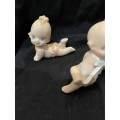 Ornament Kewpie baby porcelain