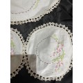 Traycloth/dresser set embroidered (BB)