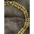 Necklace collar necklace gold tone/ plated