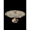 Bowl Pedestal stand silver plated Brazil