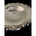 Bowl Pedestal stand silver plated Brazil