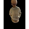 Figurine ceramic Oriental