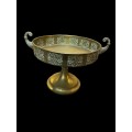 Bowl Brass pedestal