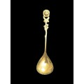 Spoon sugar/jam gold plated(G)