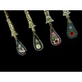 Micro mosaic teaspoons x4(W)