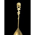 Sugar/jam spoon gold plated