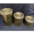 Canisters Kitchen brass