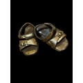 Ornament coppered baby shoes(A)
