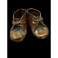 Ornament coppered baby shoes(B)