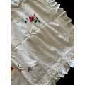 Pillowcase embroidered (E)