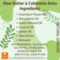 All Natural Calendula & Shea Butter Healing Balm Eczema & Psoriasis Set of Two 50g & 12g