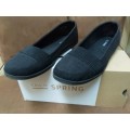 Call it Spring shoes Black padded comfort pumps