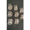 Shot glasses miniature beer mug design - pack of 8