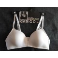 Kangol seamless nonwired Bra White NEW