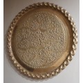 60cm Solid Brass Wall Plate decal or Table top