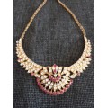 Egyptian winged collar style necklace