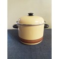 Large enamel stew soup stock pot