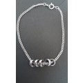 Silver charm bracelet gift