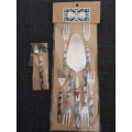 Heritage series Cake server set with cake lifter, 6 forks and sugar spoon