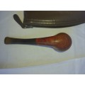 OLD MANS SMOKING PIPE WITH ORIGONAL BAG